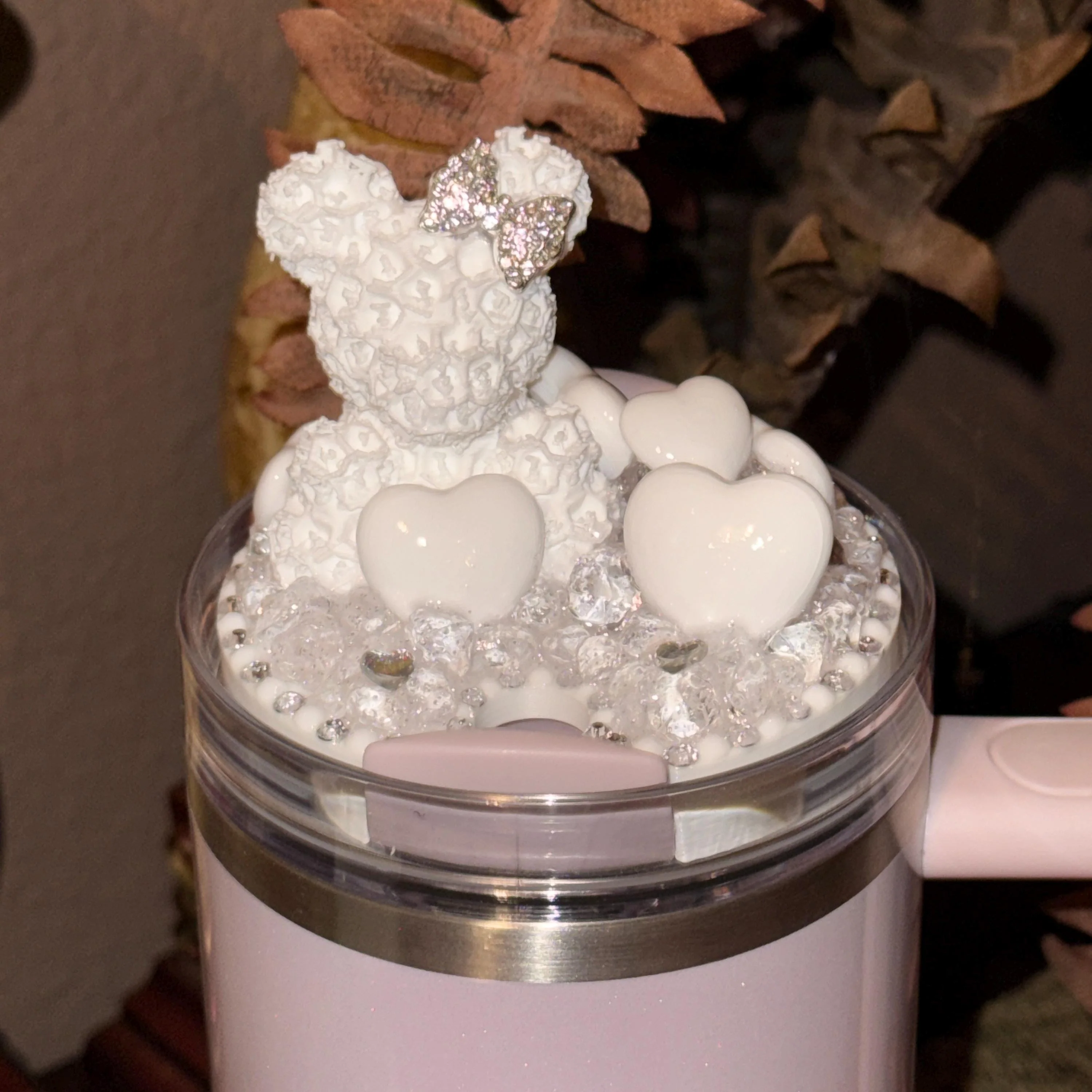 Rhinestone Tumbler Toppers